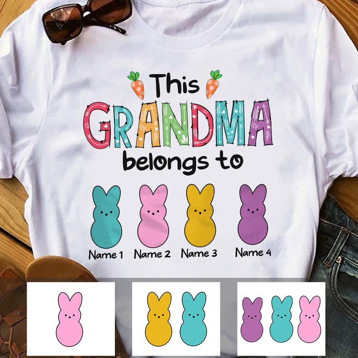 Personalized Easter Grandma T Shirt FB242 73O34 1