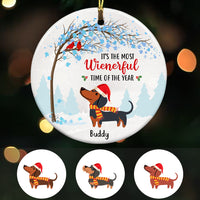 Personalized Dachshund Dog Christmas Ornament OB152 85O57 thumb 1