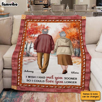 Personalized Couple I Wish I Had Met You Sooner Blanket 30761 thumb 1