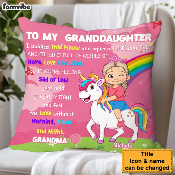 Personalized Gift For Grandson Hug This Pillow 30905 1