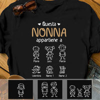 Personalized Nonna Nonno Italian Grandma Grandpa Shirt - Hoodie - Sweatshirt AP914 30O57 thumb 1
