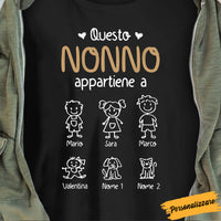 Personalized Nonna Nonno Italian Grandma Grandpa Shirt - Hoodie - Sweatshirt AP914 30O57 thumb 1