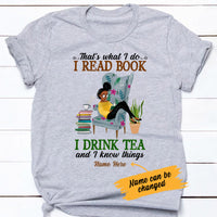 Personalized BWA Books I Know Things T Shirt AG311 67O53 thumb 1