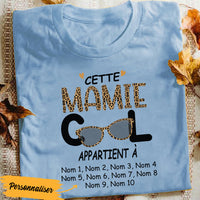 Personalized Cool Grandma French Mamie Belongs T Shirt AP142 81O36 thumb 1