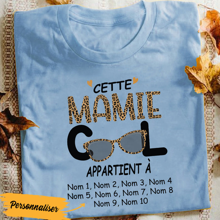 Personalized Cool Grandma French Mamie Belongs T Shirt AP142 81O36 1