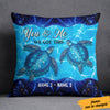 Personalized Turtle Couple We Got This Pillow  JR143 87O36 (Insert Included) 1