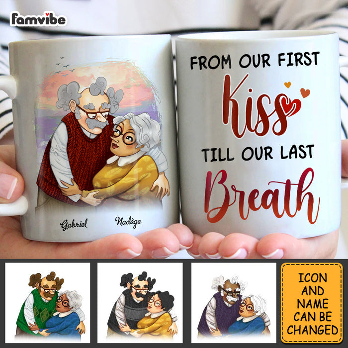 Personalized Couple From Our First Kiss Mug 31140 1