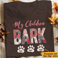 Personalized Dog Mom T Shirt JN121 73O57 thumb 1