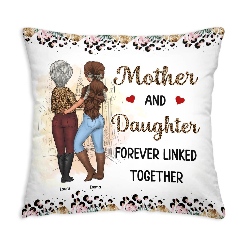 Personalized Gift For Mom Daughter Pillow 32176 Primary Mockup
