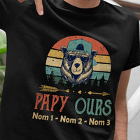 Personalized Dad Camping  Papa French T Shirt AP915 30O57 thumb 1
