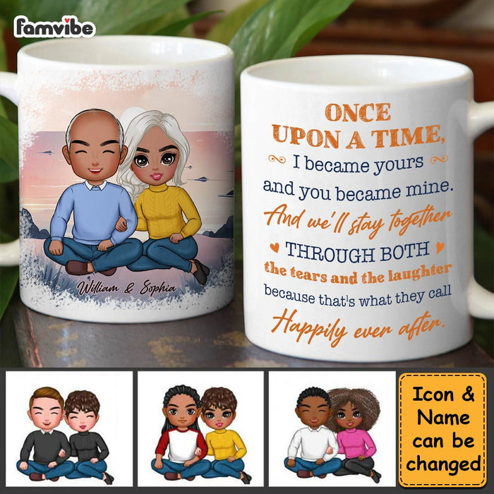 Personalized Couple Gift Once Upon A Time I Became Yours And You Became Mine Mug 31240 1
