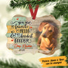 Personalized Dog Memorial MDF Benelux Ornament NB113 85O60 1