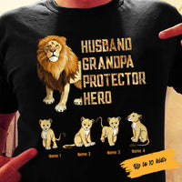 Personalized Dad Lion T Shirt MY193 30O58 thumb 1