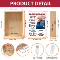 Personalized Couple Gift Ain't No Castle Picture Frame Light Box 31456 thumb 1