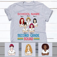 Personalized Teacher Squad T Shirt JN282 30O53 thumb 1