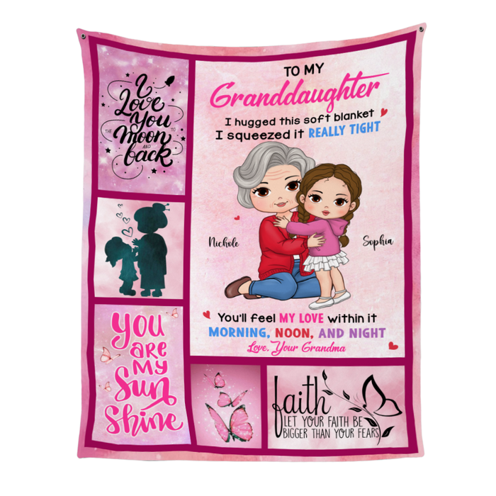 Personalized Gift For Granddaughter Hug This Blanket 31148 1