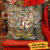 Personalized Deer Hunting Couple  Pillow NB232 87O60 (Insert Included) 1