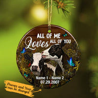 Personalized Cow Couple All Of Me  Ornament SB143 67O65 thumb 1