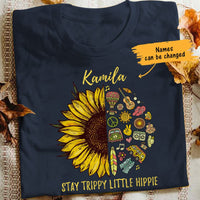 Personalized Hippie Sunflower T Shirt JN172 73O65 thumb 1