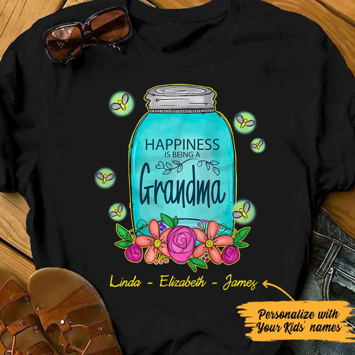 Personalized Grandma Jar T Shirt JN182 81O53 1