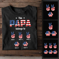 Personalized Grandpa Belongs To T Shirt MY281 30O58 thumb 1