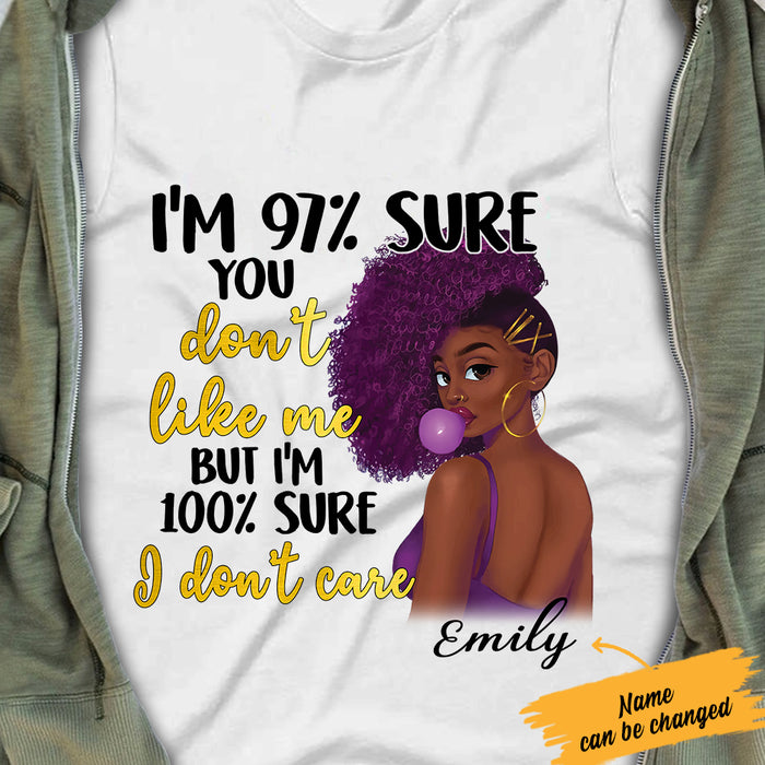 Personalized I Do Not Care BWA White T Shirt JL131 29O57 1