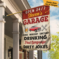 Personalized Garage Home Bar Flag AG172 26O57 thumb 1