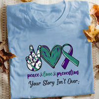 Suicide Awareness Your Story Is Not Over T Shirt SB54 87O36 thumb 1