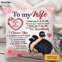 Personalized To My Wife I Choose You Pillow JN221 30O31 thumb 1