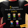 Personalized Grandpa Reason French Papy Shirt - Hoodie - Sweatshirt AP136 81O34 1