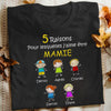 Personalized Grandpa Reason French Papy Shirt - Hoodie - Sweatshirt AP136 81O34 1