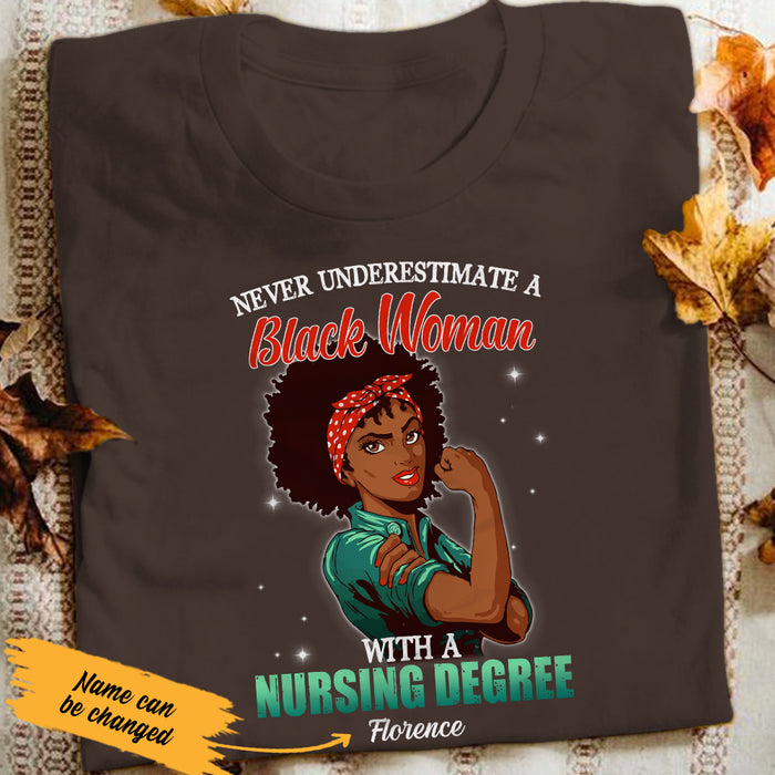 Personalized BWA Nurse Proud T Shirt JL251 27O47 1