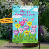 Personalized Grandma Gardening Garden Flag JL66 95O58 thumb 1