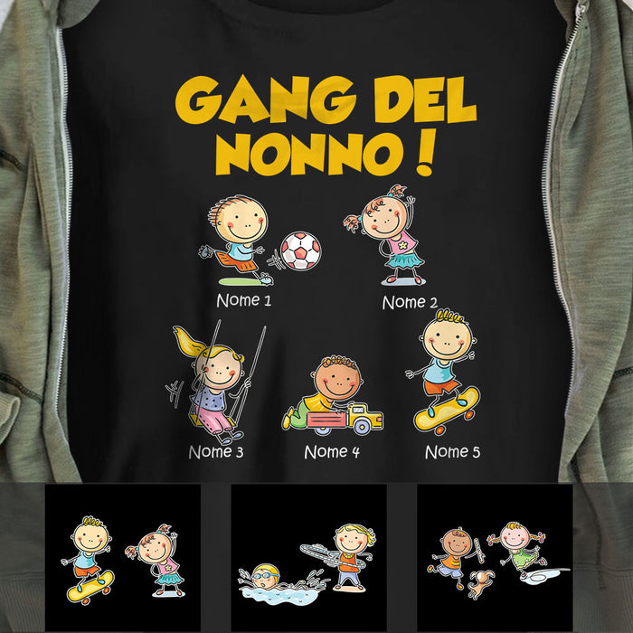 Personalized Dad Grandpa Sport Italian Papà Nonno Shirt - Hoodie - Sweatshirt AP1413 95O58 1
