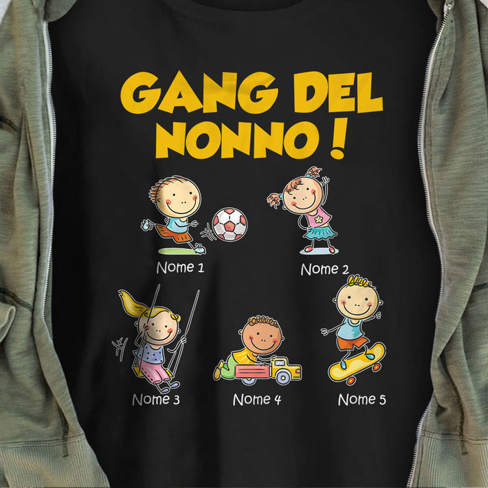 Personalized Dad Grandpa Sport Italian Papà Nonno Shirt - Hoodie - Sweatshirt AP1413 95O58 1