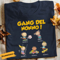 Personalized Dad Grandpa Sport Italian Papà Nonno Shirt - Hoodie - Sweatshirt AP1413 95O58 thumb 1