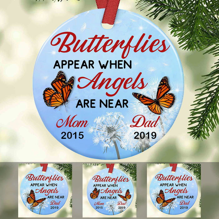 Personalized Butterflies Are Near Memorial Ornament SB236 30O47 1