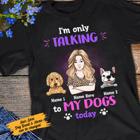 Personalized Dog Mom Grandma T Shirt JN181 95O58 thumb 1