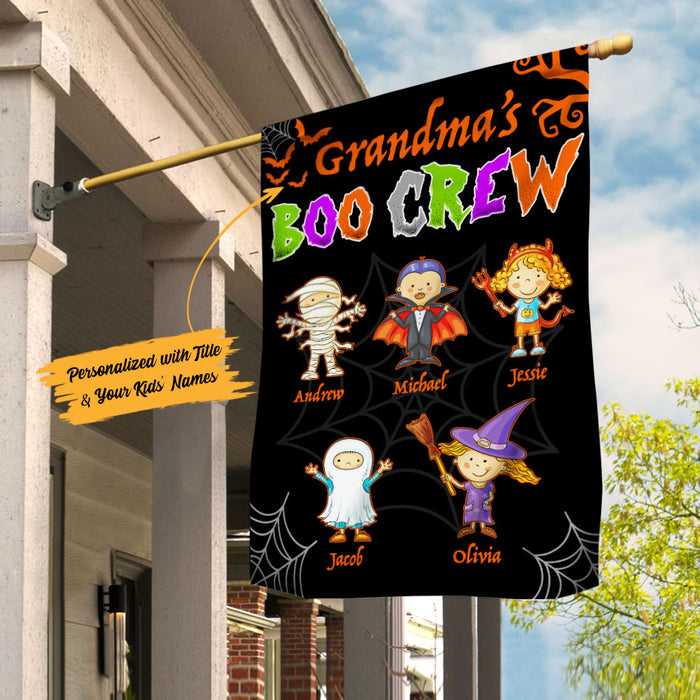 Personalized Grandma Halloween Garden Flag JL161 67O53 1