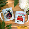 Personalized Love Couple Red Truck Christmas Mug NB125 87O47 1