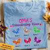 Personalized Grandma Butterfly Mutter Oma German T Shirt AP133 30O53 1