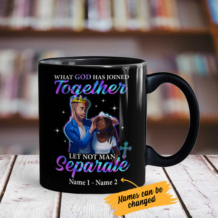 Personalized BWA Couple God Has Joined Together Mug AG121 65O53 1
