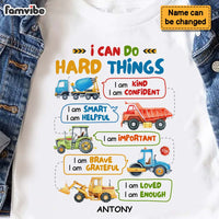 Personalized Gift For Grandson I Can Do Hard Things Kid T Shirt - Kid Hoodie - Kid Sweatshirt 30464 thumb 1