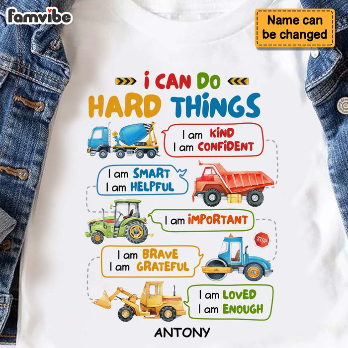 Personalized Gift For Grandson I Can Do Hard Things Kid T Shirt - Kid Hoodie - Kid Sweatshirt 30464 1