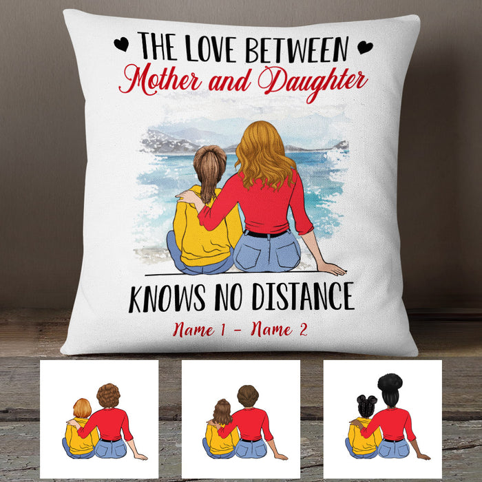 Personalized Mom Daughter Long Distance  Pillow DB31 85O53 (Insert Included) 1