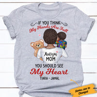 Personalized Autism Mom BWA T Shirt AG32 85O34 thumb 1