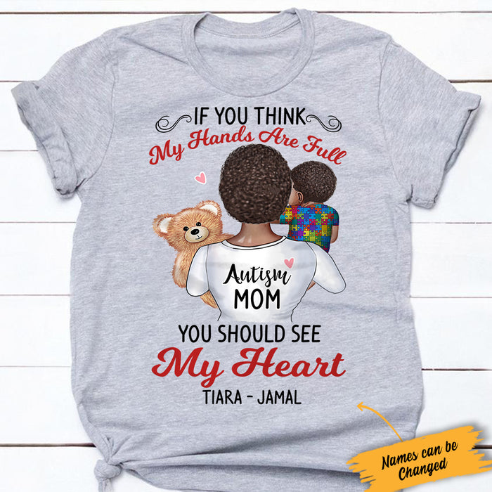 Personalized Autism Mom BWA T Shirt AG32 85O34 1