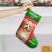 Personalized My First Christmas In My Forever Home Dog Lover Stocking 30219 thumb 1