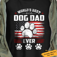 Personalized Dog Dad  T Shirt MY222 67O57 thumb 1