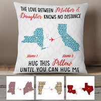 Personalized Long Distance Mother And Daughter Pillow FB224 65O60 thumb 1